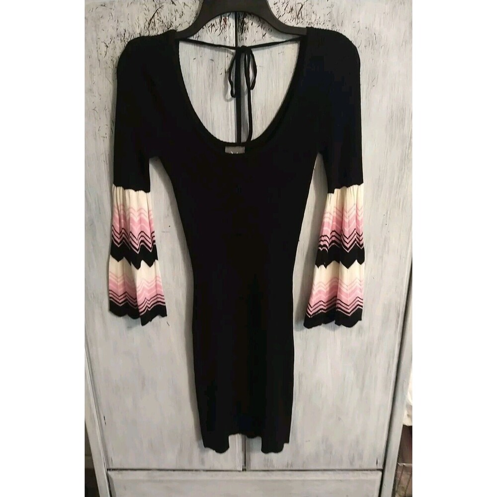 Dots Flared Sleeve Small Sweater Dress Y2K Wimsygoth Retro Vintage Fairy